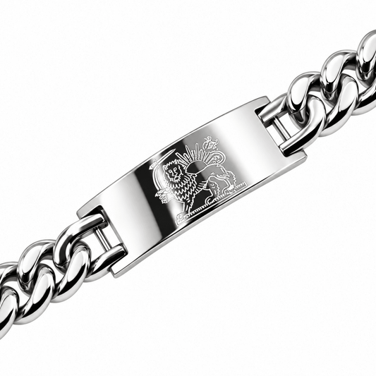 Armband Persiska lejonet i rostfritt stål
