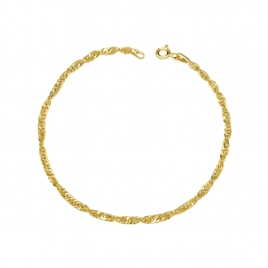 Armband singapore 18k guld