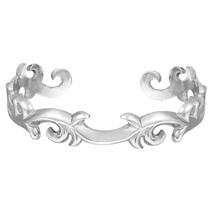 Armring i äkta silver med fin design 