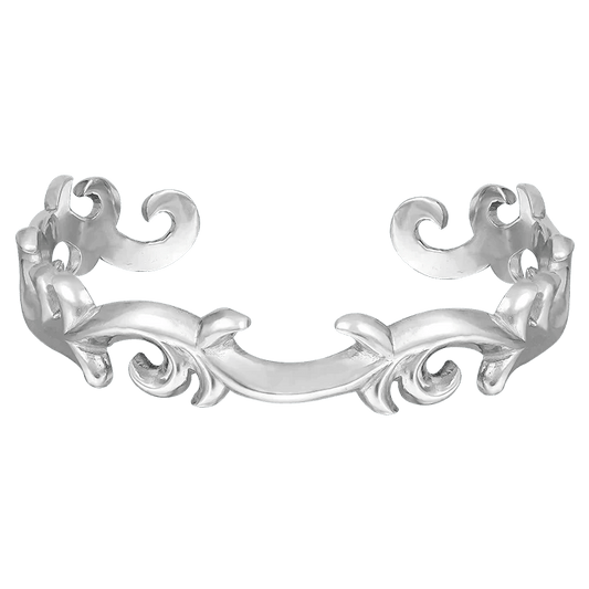 Armring i äkta silver med fin design 