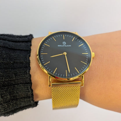 Klocka i rostfritt stål