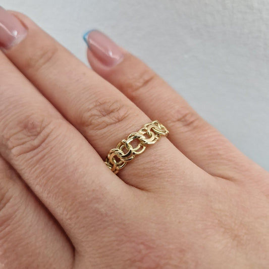 Bismarck ring 18k guld