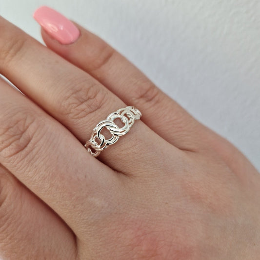 Bismarck ring silver
