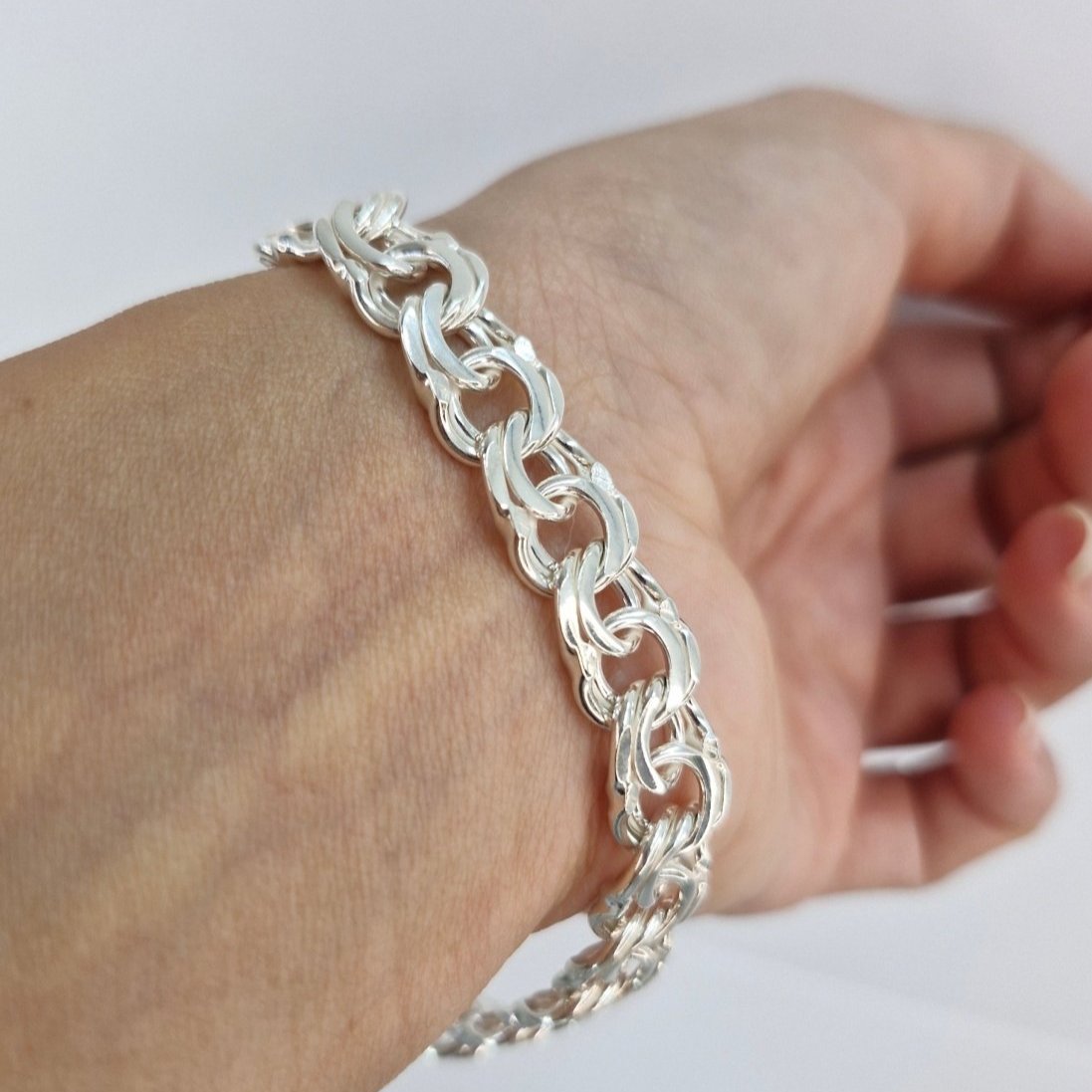 Bismarck silver armband 19 cm