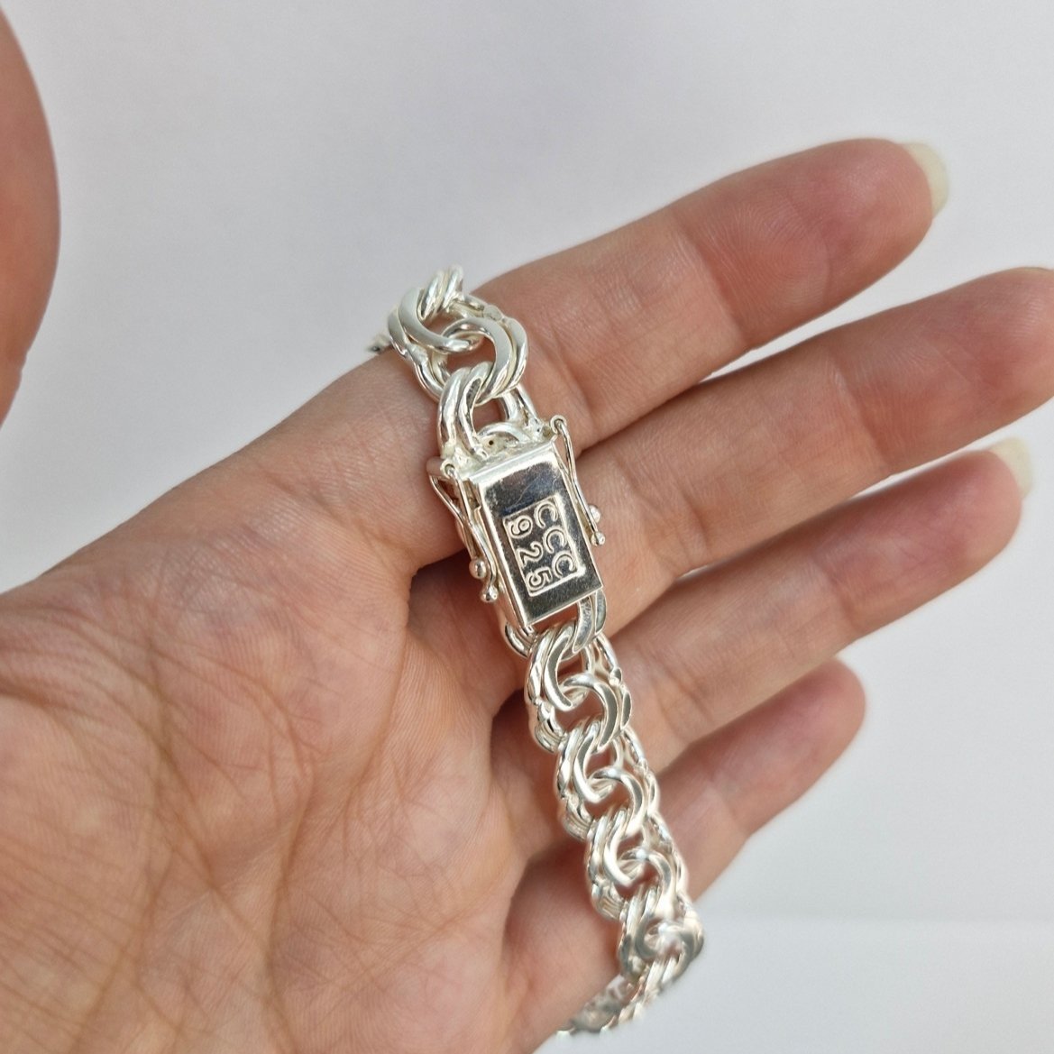 Bismarck silver armband 19 cm