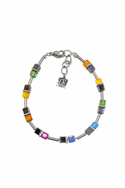 Coeur De Lion armband färgad - Kristaller