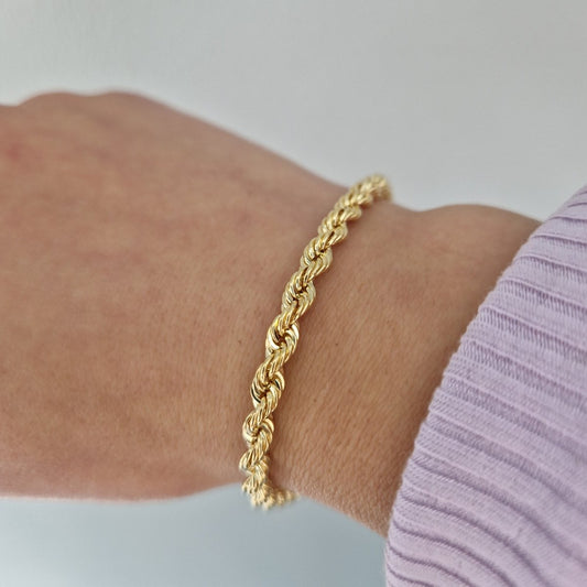 Armband cordel 18k guld