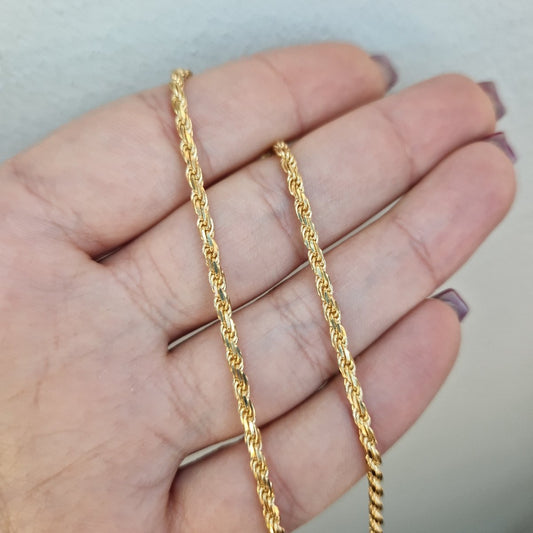 Cordell halsband 8-kantslipad 18k guld