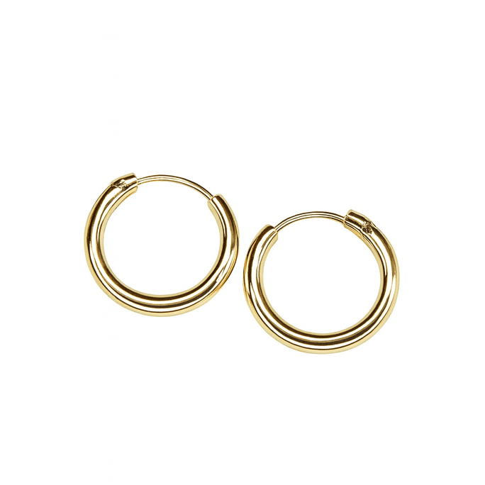 Creoler klassiska 18karats guld 10mm