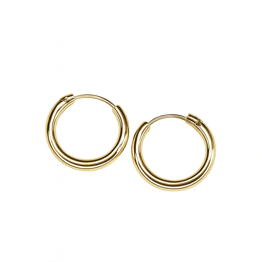 Creoler 18k guld 10mm