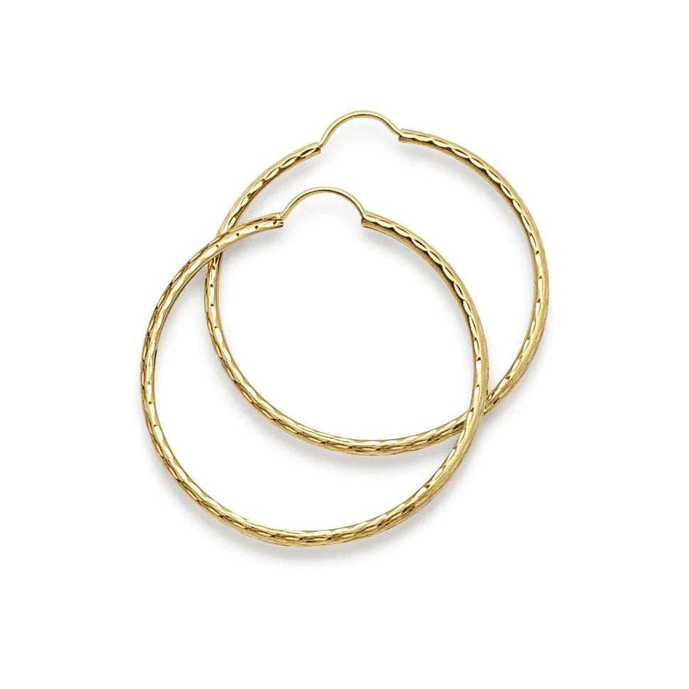 Creoler facetterade 18k guld 