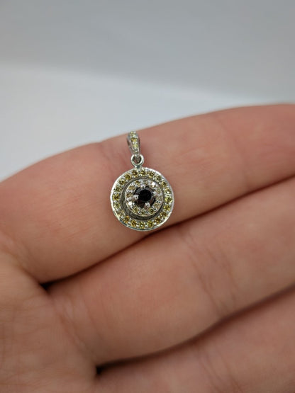 Diamant hängsmycke 18k vitguld 0,52ct