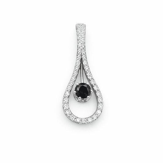 Diamant hängsmycke 18k vitguld 0,78ct