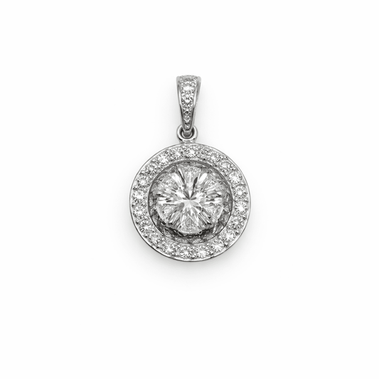 Diamant hängsmycke Aida 18k vitguld 0,49ct