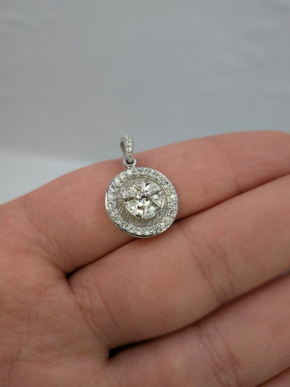 Diamant hängsmycke Aida 18k vitguld 0,49ct