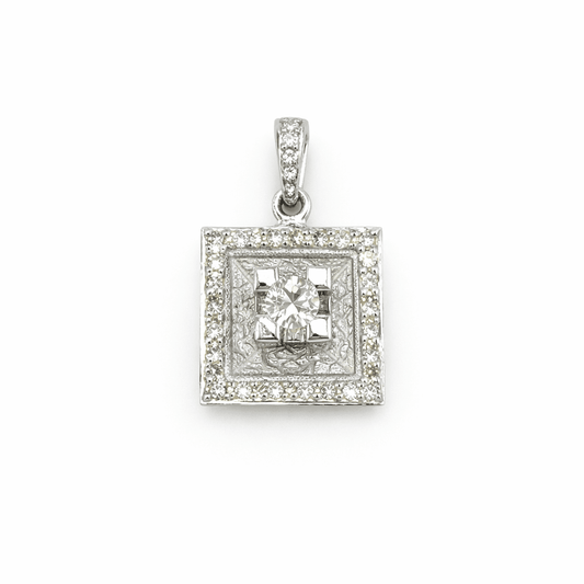 Diamant hängsmycke Annie 18k vitguld 0,40ct