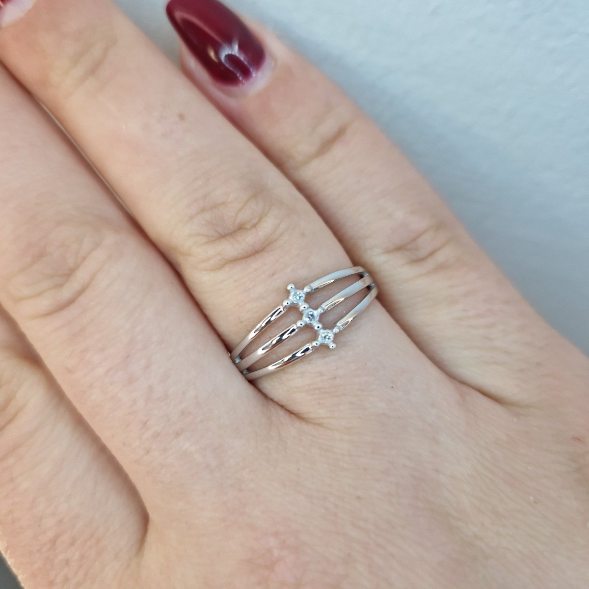 Diamant ring Elvira 18k vitguld