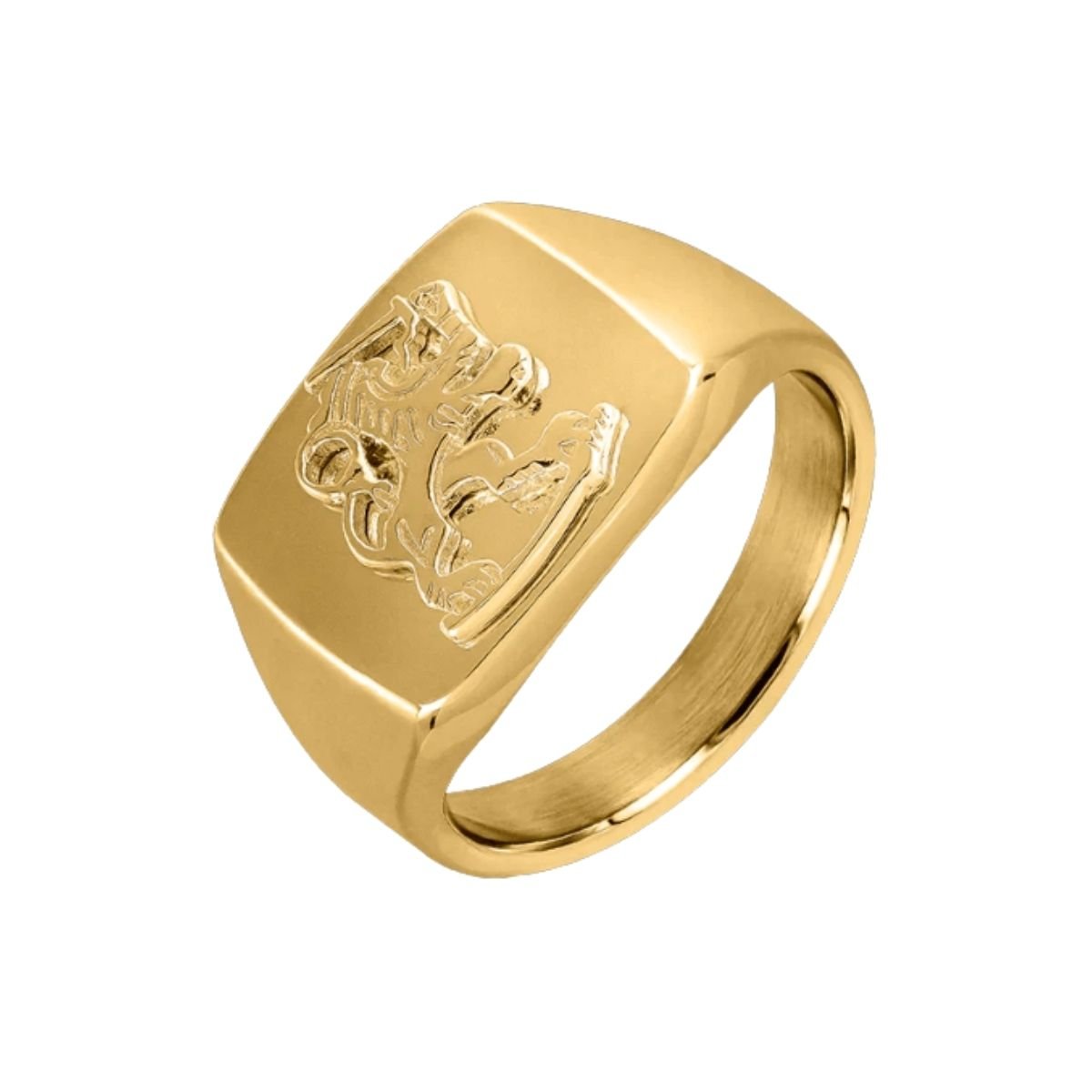 Finska Lejonet Klackring 18k guld