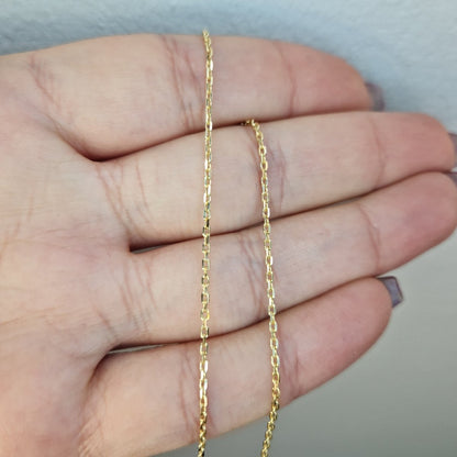 Förgylld ankar halskedja