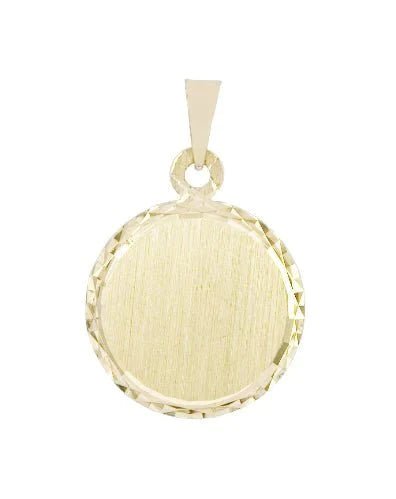 Gravyrbricka matt 18k guld
