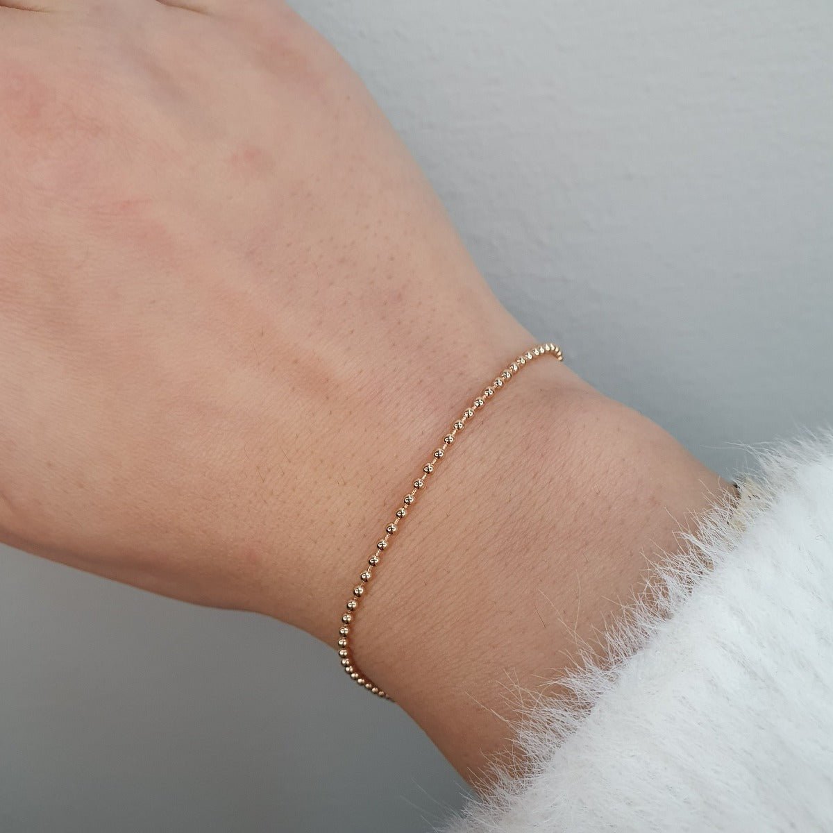 Guldarmband - Kullänk i 18k guld