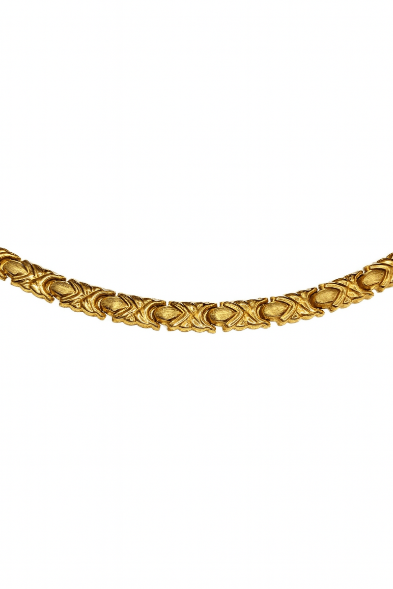 Guldhalsband ledad 18k guld