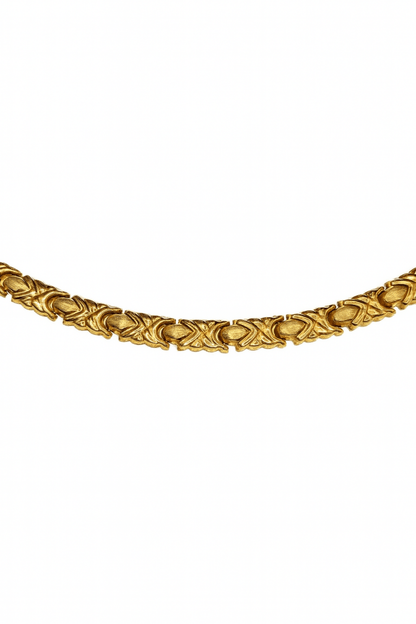 Guldhalsband ledad 18k guld