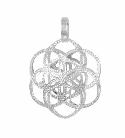 Guldhänge - Cirklar i vitguld