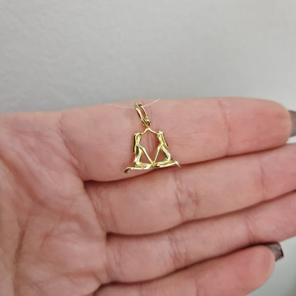 Guldhänge Stjärntecken figur massivt 18k guld