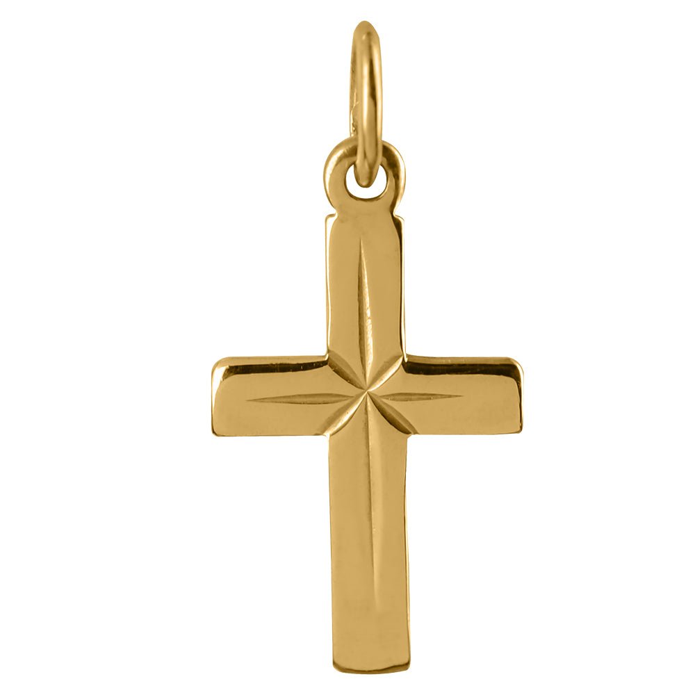 Guldkors platta med streck