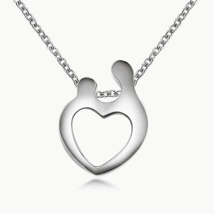 Silverhängsmycke Mamma och Barn