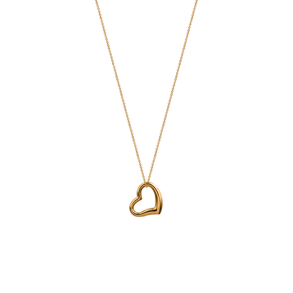 Halsband med genombrutet hjärta