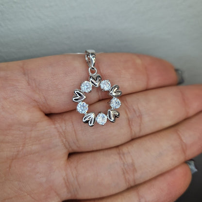 Hänge med hjärtan & stenar