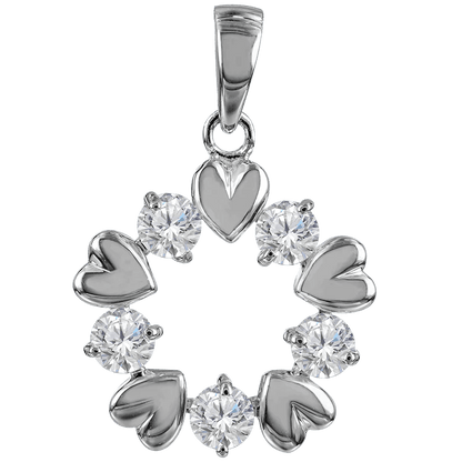 Hänge med hjärtan & stenar