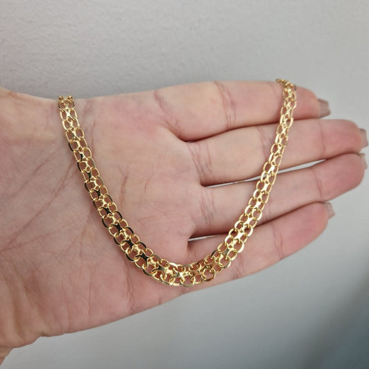 Halsband x-länk 18k guld