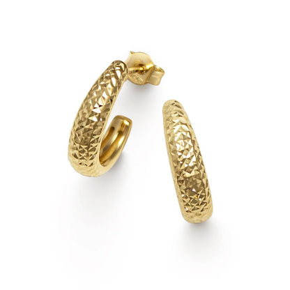Halv creoler Florens 18k guld
