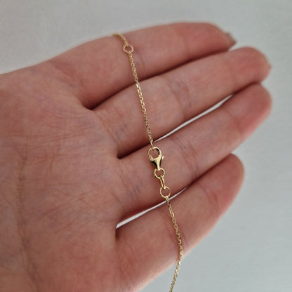 Hänge med kedja 2 hjärtan