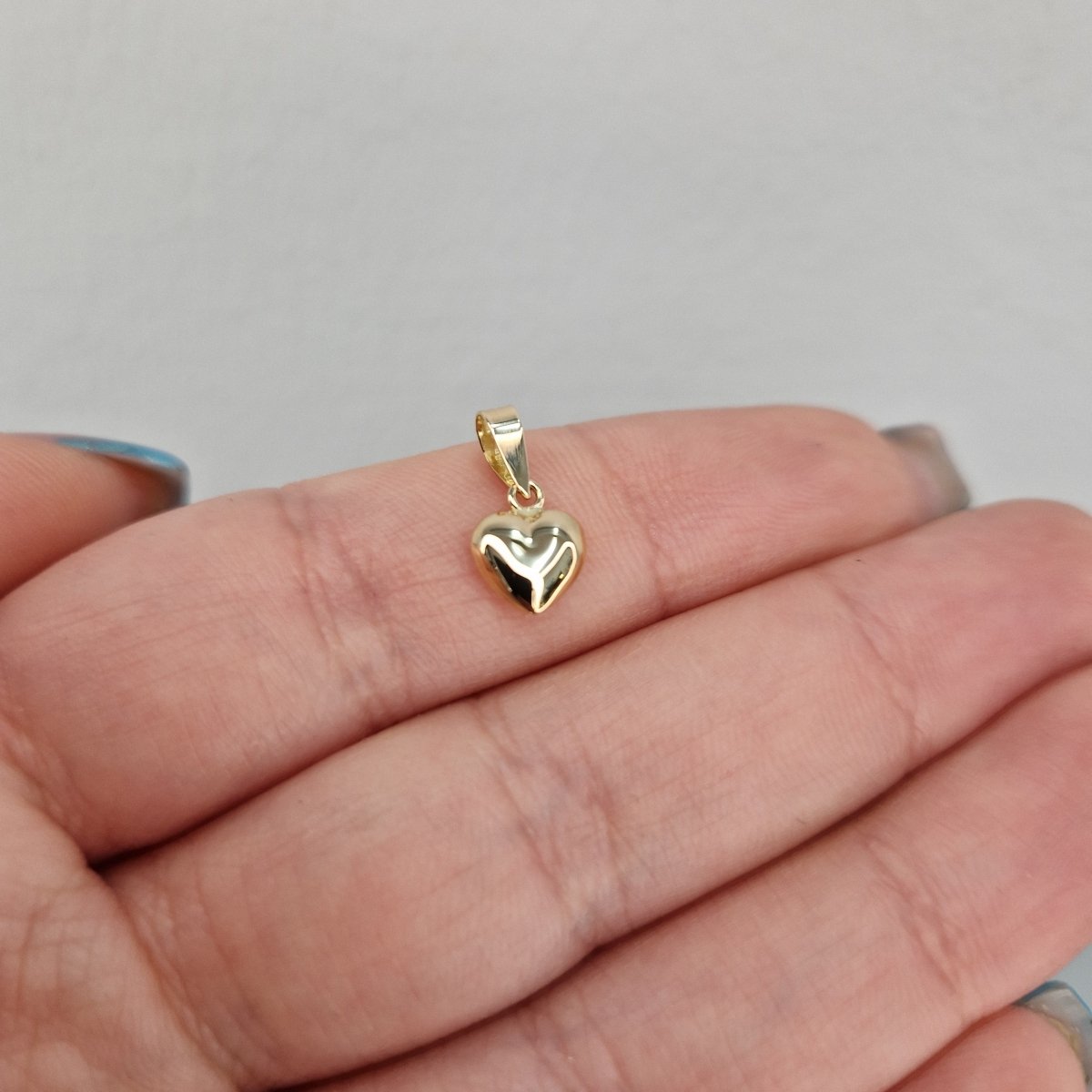 Hängsmycke blankt hjärta 18k guld