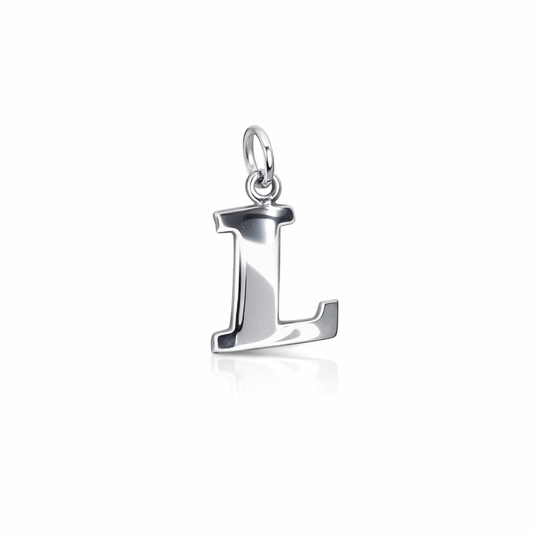 Hängsmycke bokstav i äkta silver