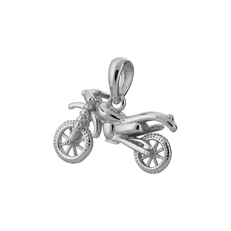 Hängsmycke Motorcross silver 925