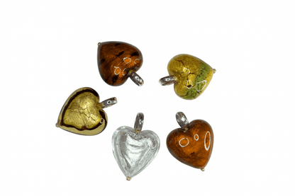 Hängsmycke murano hjärtan