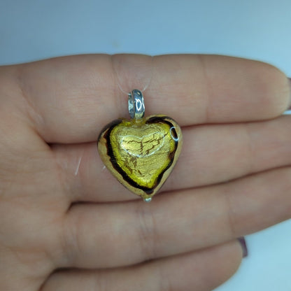 Hängsmycke murano hjärtan