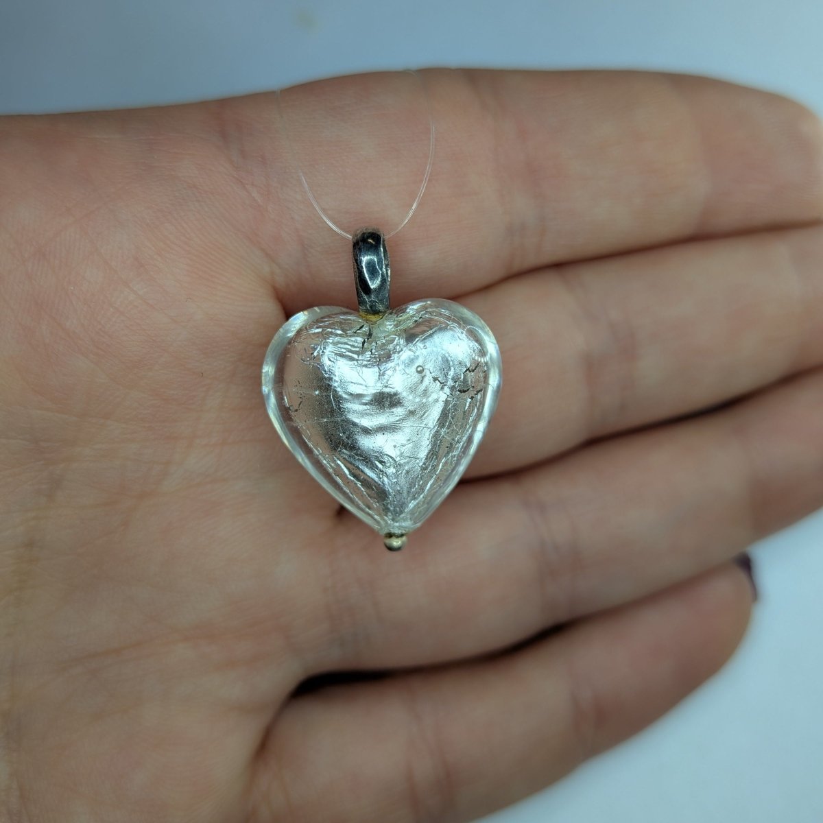 Hängsmycke murano hjärtan