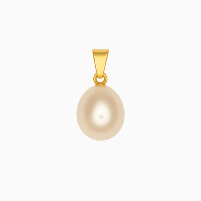 Hängsmycke sötvattens pärla 18k guld