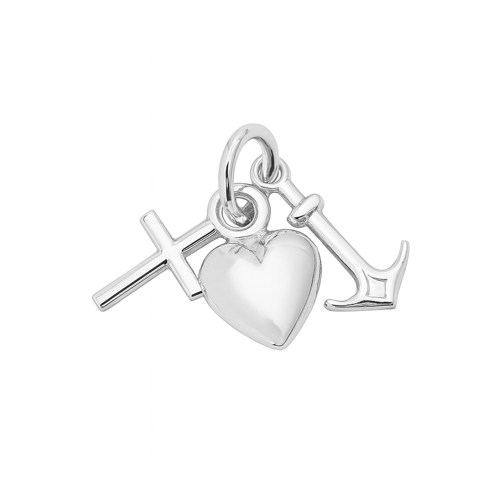 Tro Hopp Kärlek silver