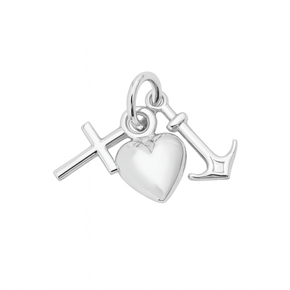 Tro Hopp Kärlek silver