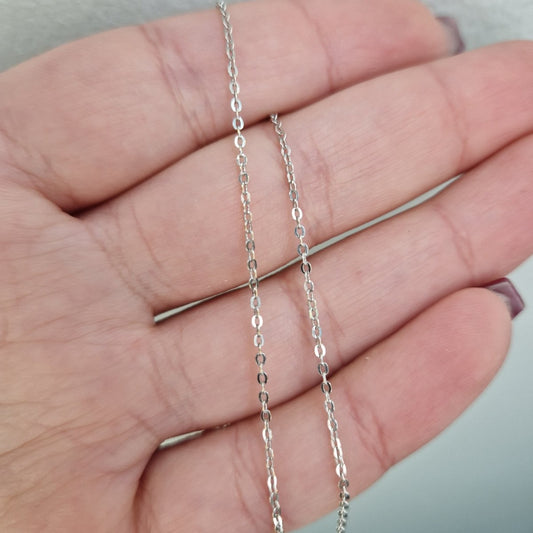 Kedja 18k vitguld