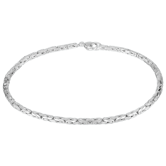 Kejsarlänk armband i äkta silver 2,3mm