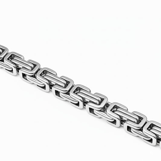 Kejsarlänk armband i stål