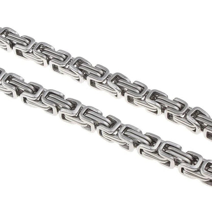 Kejsarlänk armband i stål